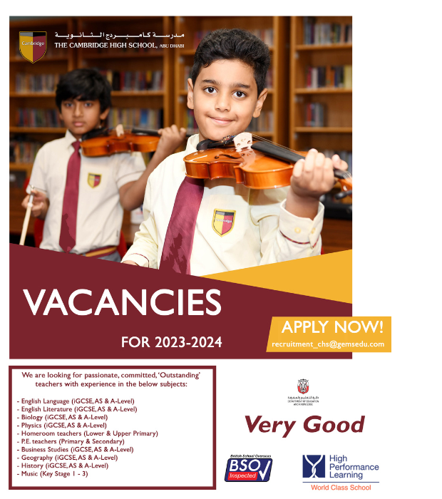 CHS Job Advert
